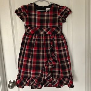EUC Hanna Andersson 110 Plaid Christmas dress
